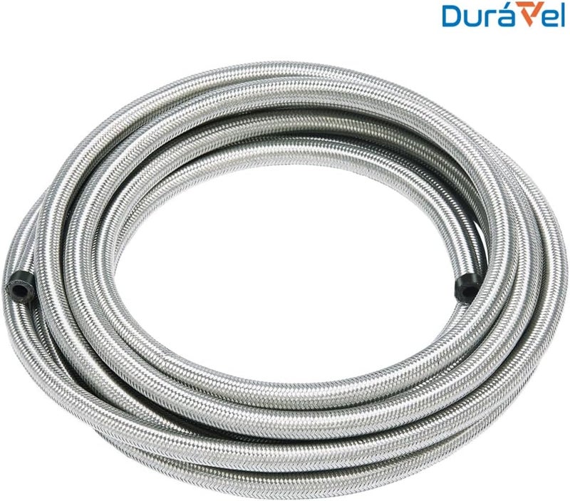 Duravel Stainless Steel Braided Gas Hose, Flexible Metal Line (10 METER) - Image 2